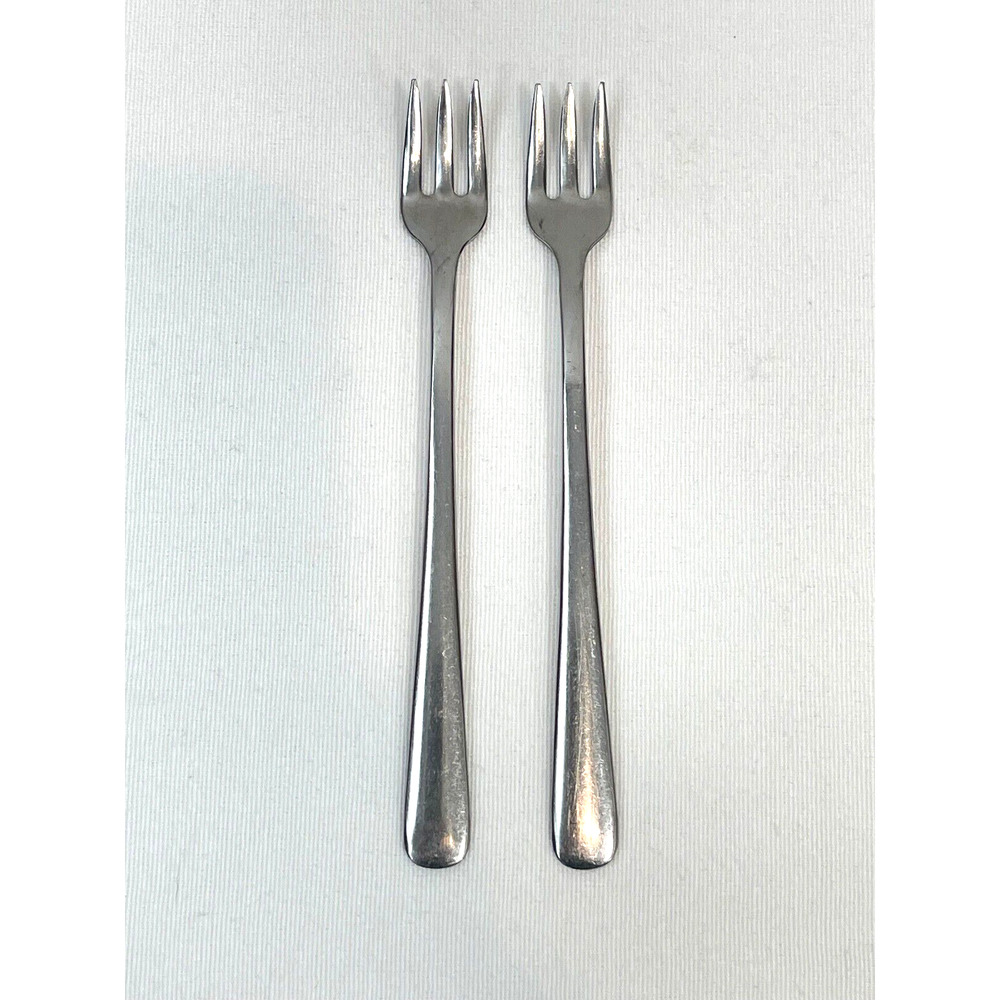 THOR Stainless Steel Cocktail Forks - Set of 2 Forks - Vintage Stainless Forks